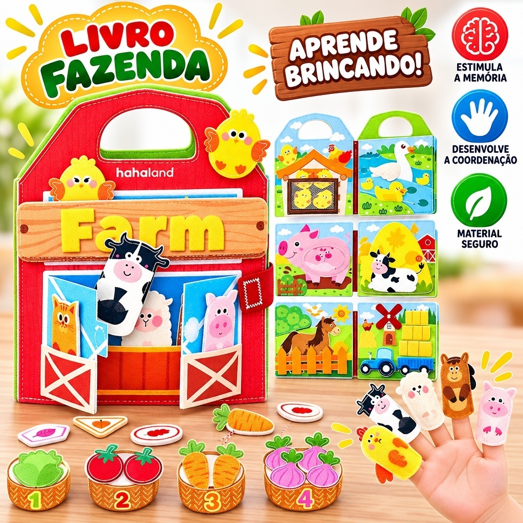 Brinquedo Maleta De Atividades Motora Sensorial Educativo Montessori