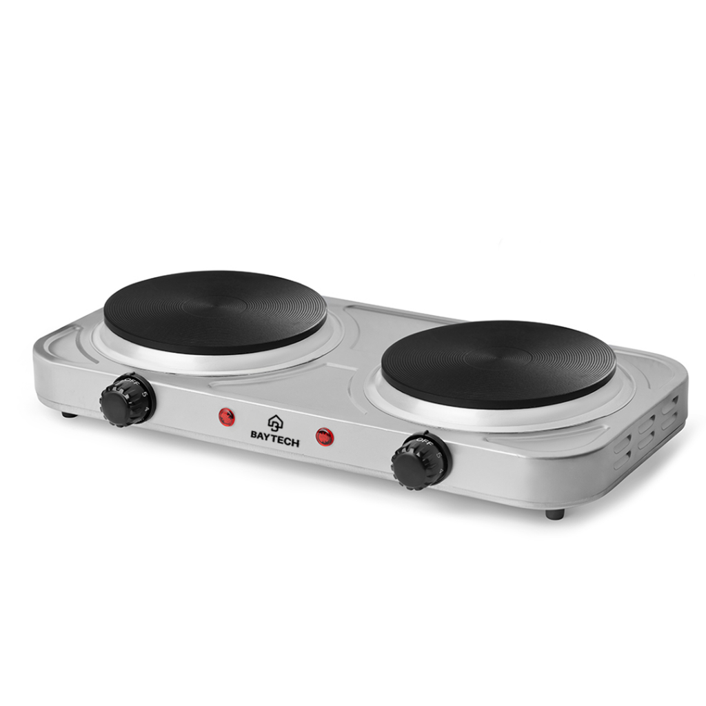 Fogão Fogareiro Elétrico 2 Bocas Cooktop Portátil 5 Níveis de Aquecimento 127V/220V 2000W