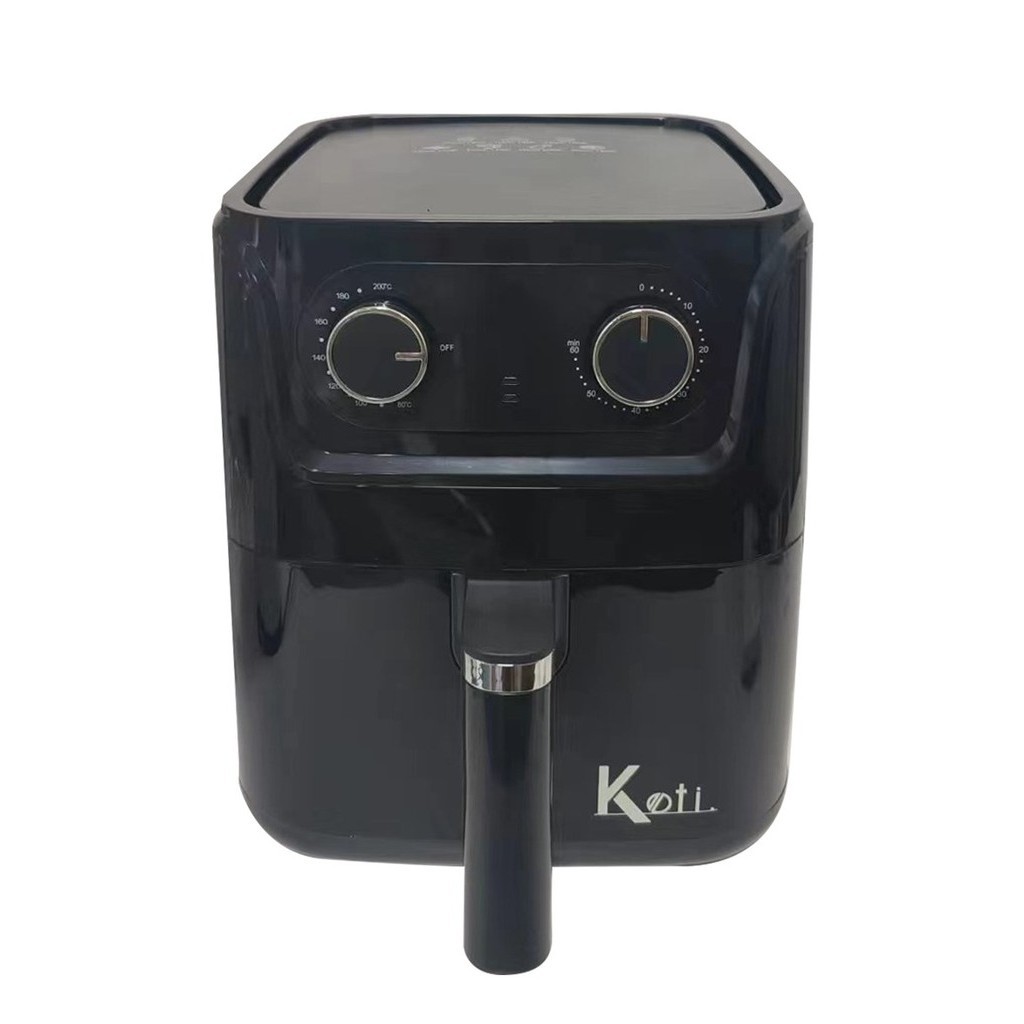 Fritadeira Air Fryer KOTI 5,5l 1500w  Preta E Inox 110v Ou 220v