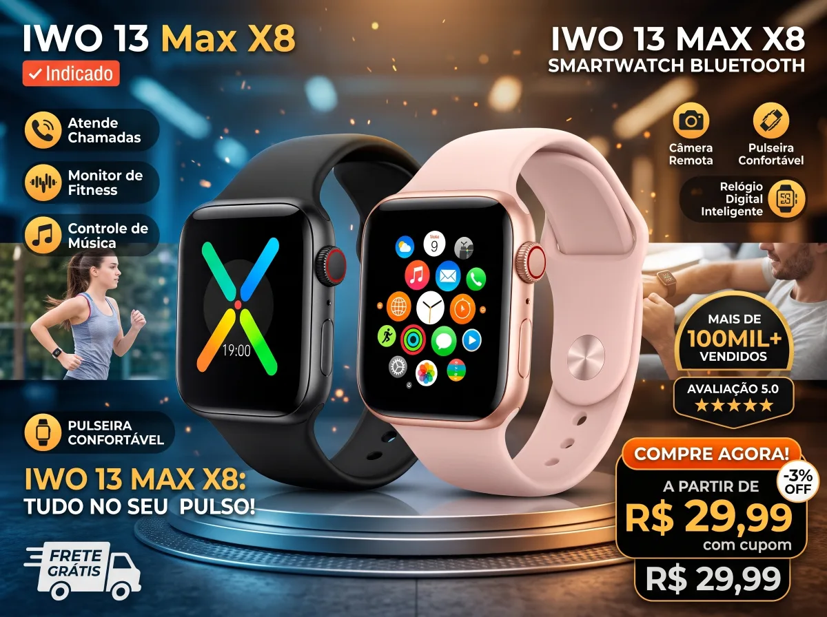 Smartwatch IWO 13 Max X8