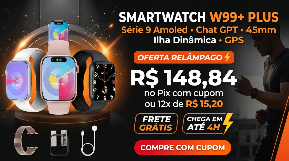 Relógio Smartwatch W99+ Plus Série 9