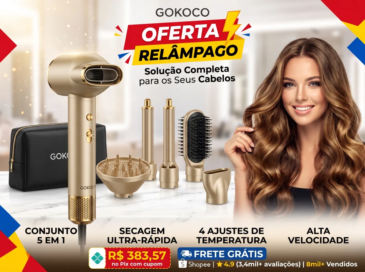 5 escovas secadoras mais bem avaliadas pelos compradores em 2026