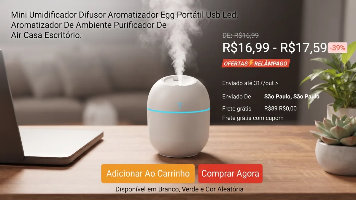 Ranking: Os 5 umidificadores mais bem avaliados pelos compradores em 2026