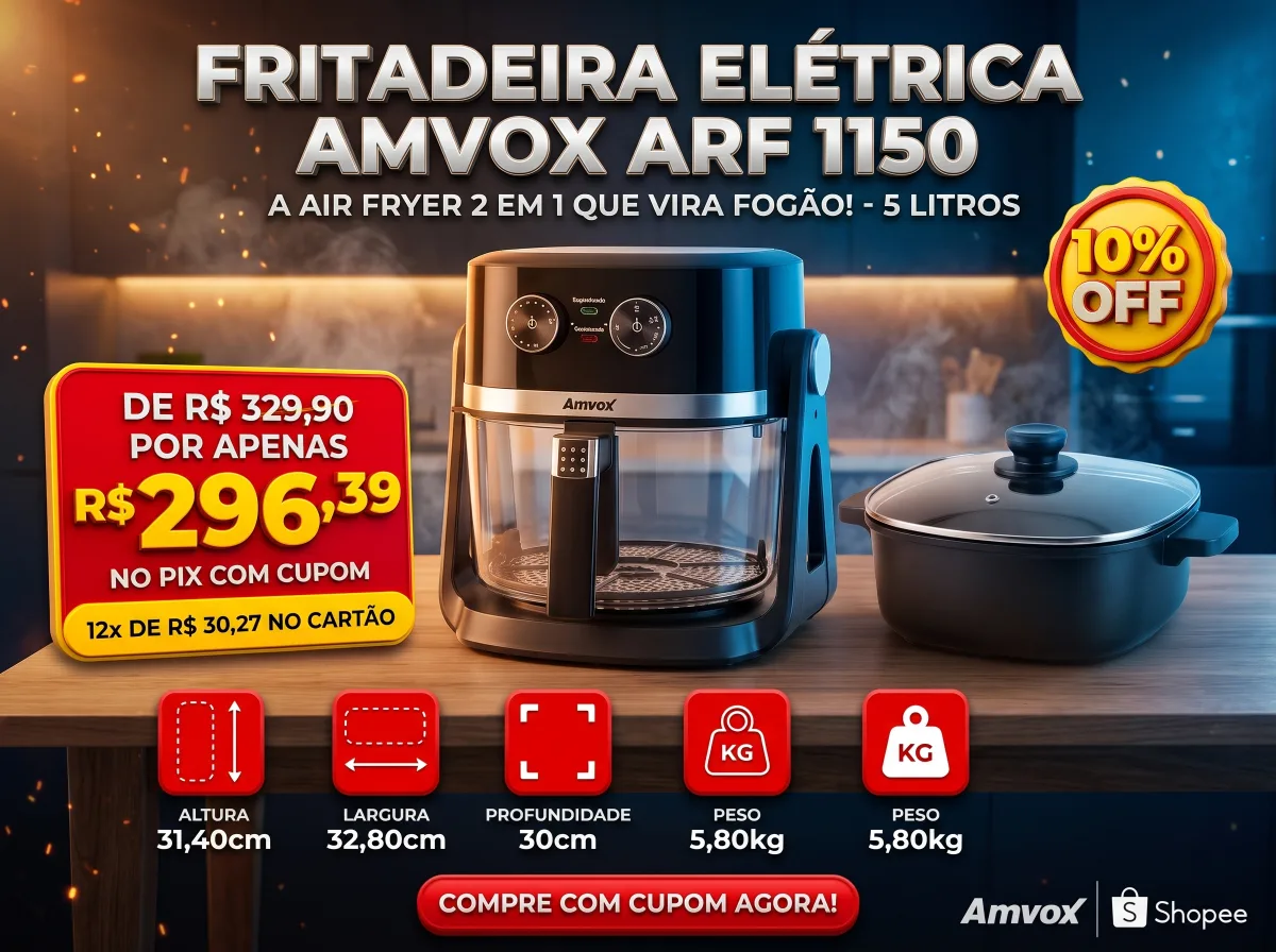 As 5 air fryer mais bem avaliadas em 2026
