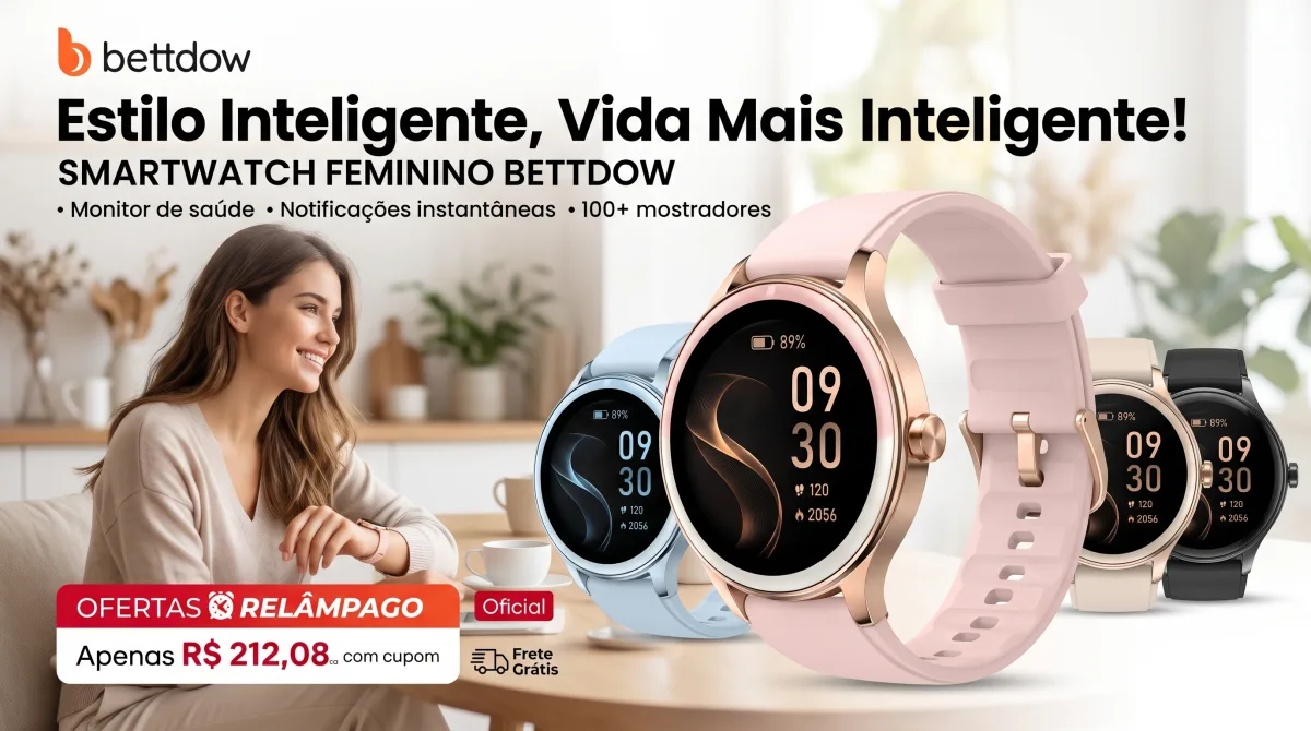 Smartwatch Feminino BETTDOW IP68