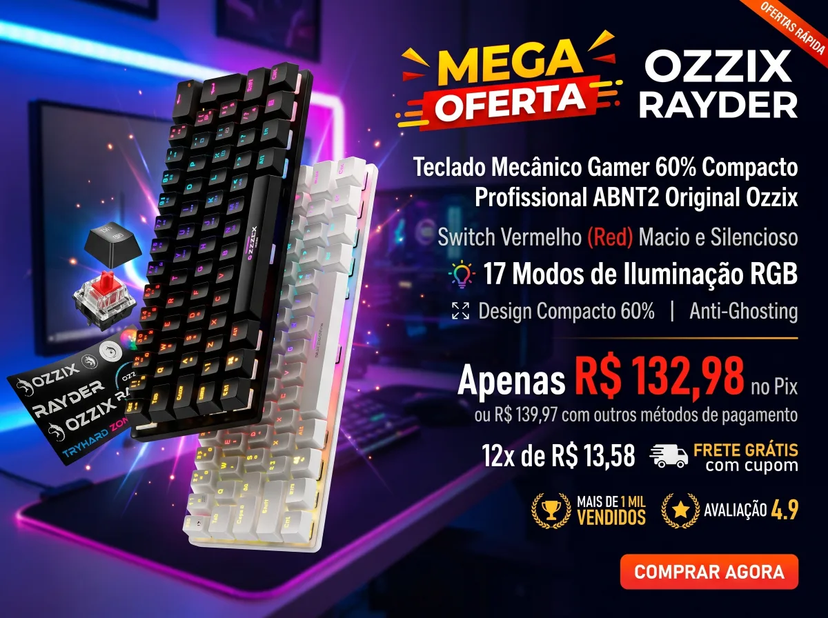 Ranking: Os 5 teclados mecânicos mais bem avaliados pelos compradores em 2026 Para comprar na Black Friday